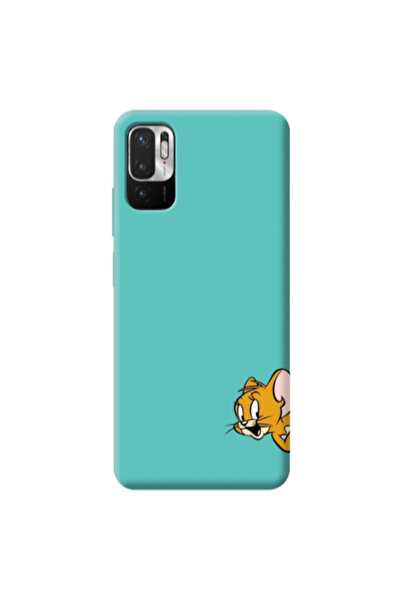 Other Xiaomi Redmi Note 10 Pro 5G Jerry 2 Turquoise Colored Silicone TPU Θήκη