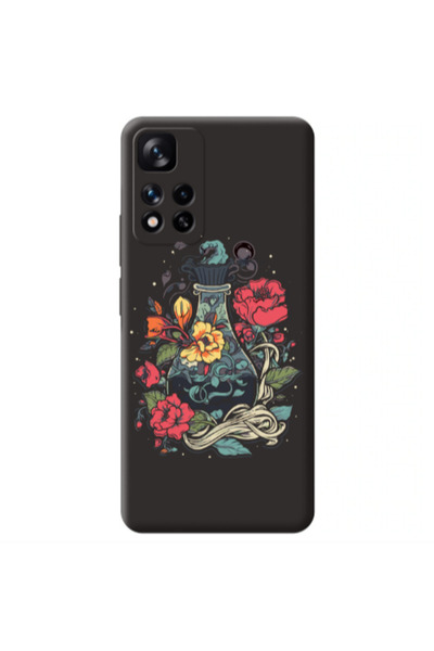 Other Xiaomi Redmi Note 11 Pro 5G Magic vase Black Colored Silicone TPU Θήκη