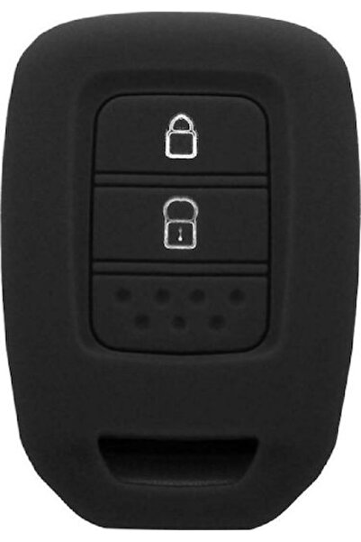 OEM Θήκη κλειδιού αυτοκινήτου με 3 κουμπιά για Honda σε μαύρο χρώμα