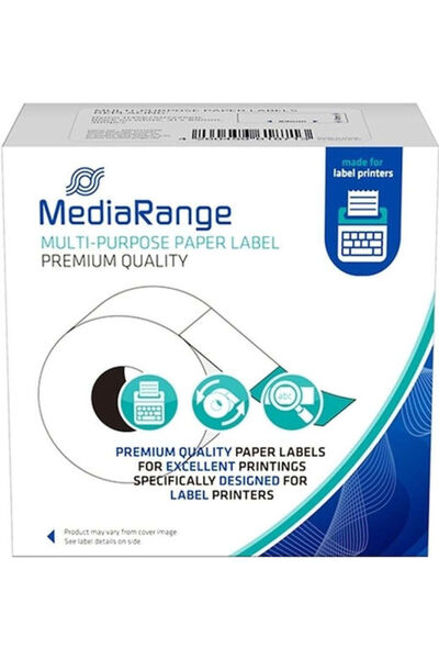 MediaRange 300 Αυτοκόλλητες Ρολές Ετικετών για Εκτυπωτή Ετικετών 89x41mm 1 τε...