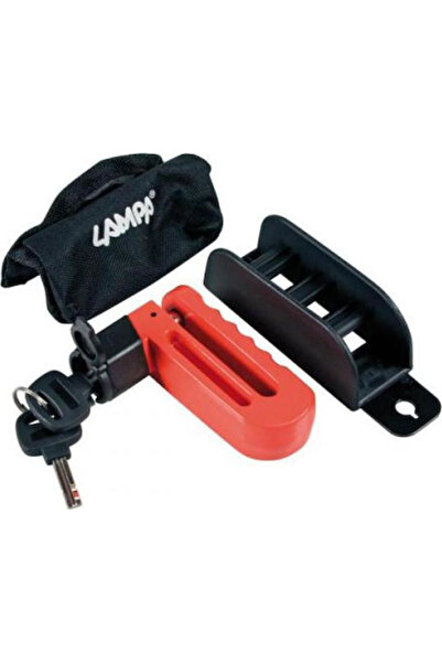 Lampa Gator 10 Κλειδαριά Δισκόφρενου Μοτοσικλέτας με Πείρο 10mm σε Κόκκινο Κω...