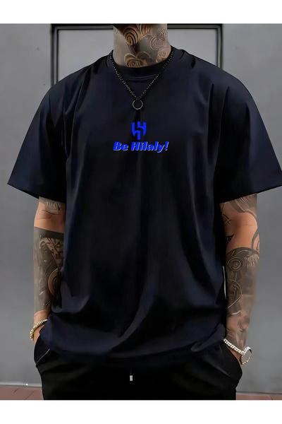 SAUDI Men and Women's 100% Cotton T-Shirt - Oversized Crew Neck Short Sleeve ...