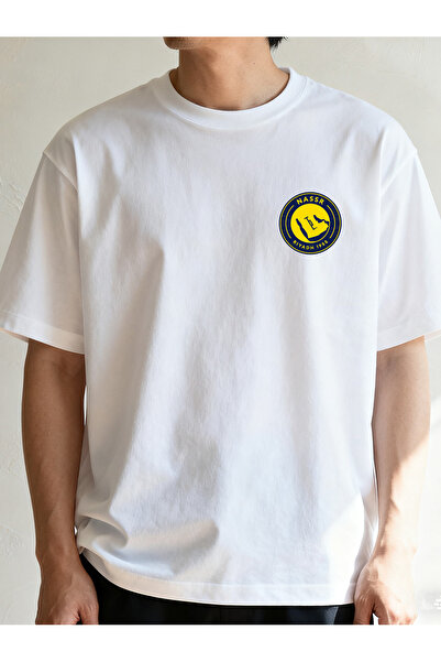 SAUDI Men and Women's 100% Cotton T-Shirt - Oversized Crew Neck Short Sleeve ...