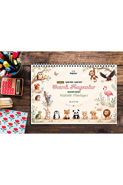 express planlayıcı 2026-2027 Academic Calendar 53-Week Planner A4 Horizontal ...