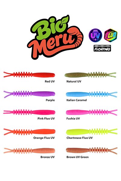 Fujin Bio Meru 4.2cm Floating Sıvılı Kokulu LRF Silikonu