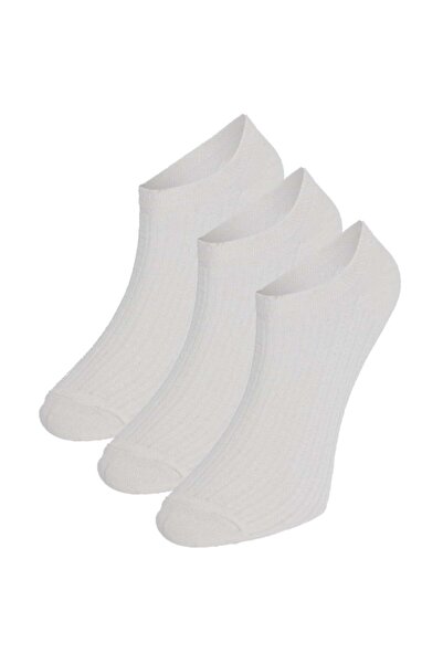 Tudors Women's 3-pack value pack ecru flexible ribbed ballet socks