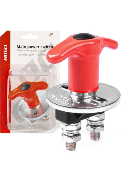 AMIO Car Battery Switch 12V-24V Universal 1000 Code: 03024