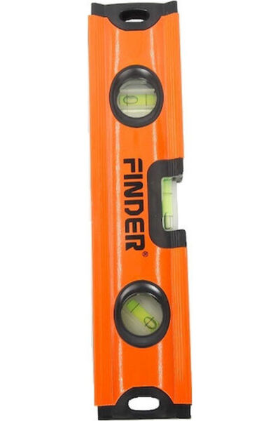 finder 191458 Αλουμινένιο Μαγνητικό Αλφάδι 10 εκ. με 3 Αλφάδια