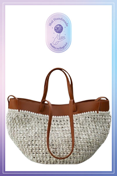 Mai Handmade Hobby ve Örgü Evi Örgü Çanta Yapım Seti Kolay Çanta Örme Makrome...