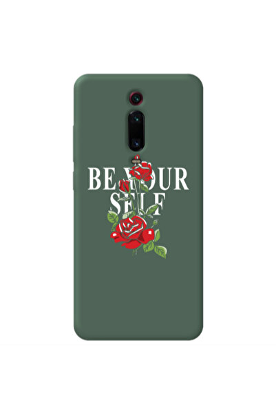 Other Xiaomi Mi 9T Pro Be Your Self Dark Green Colored Silicone TPU Θήκη