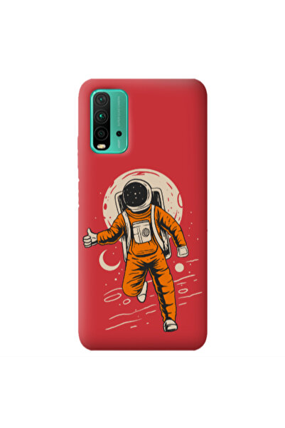 Other Xiaomi Poco M3 Hitchhike Red Colored Silicone TPU Θήκη