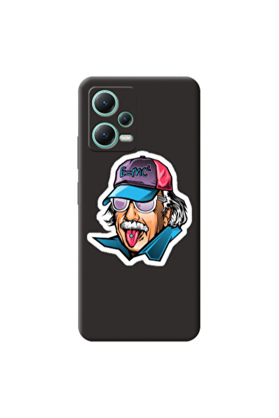 Other Xiaomi Redmi Note 12 Pro 5G Einstein Black Colored Silicone TPU Θήκη