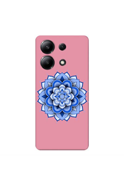 Other Xiaomi Redmi Note 13 4G Manadala D9 Pink Colored Silicone TPU Θήκη