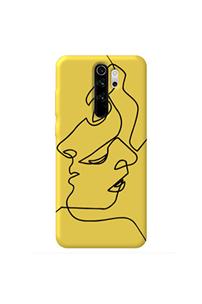 Other Xiaomi Redmi Note 8 Pro intertwined Yellow Colored Silicone TPU Θήκη