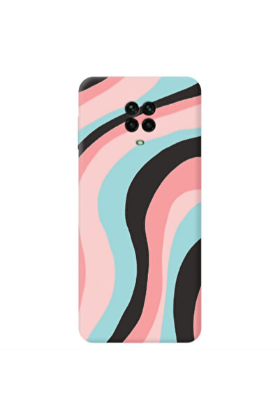 Other Xiaomi Redmi Note 9 Pro Colored lines Black Colored Silicone TPU Θήκη