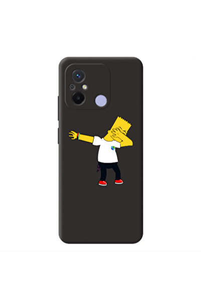 Other Xiaomi Redmi 12C Simpsons2 Black Colored Silicone TPU Θήκη