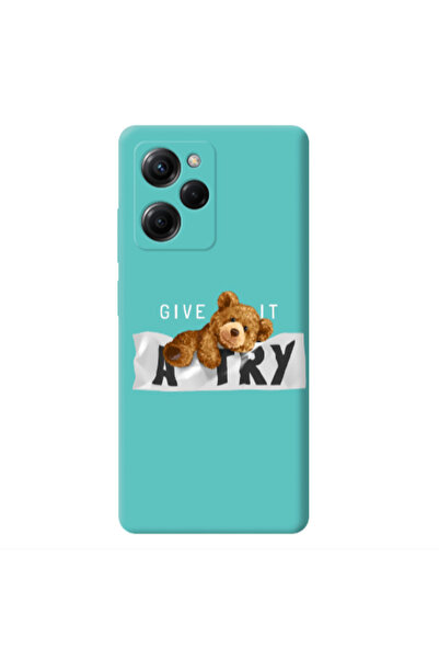 Other Xiaomi Poco X5 Pro Give me Turquoise Colored Silicone TPU Θήκη