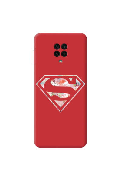 Other Xiaomi Redmi Note 9 Pro Superman logo Red Colored Silicone TPU Θήκη
