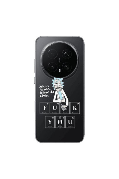 Other Honor Magic 8 Lite Pro Rick Scince is wise Transparent Silicone TPU Θήκη