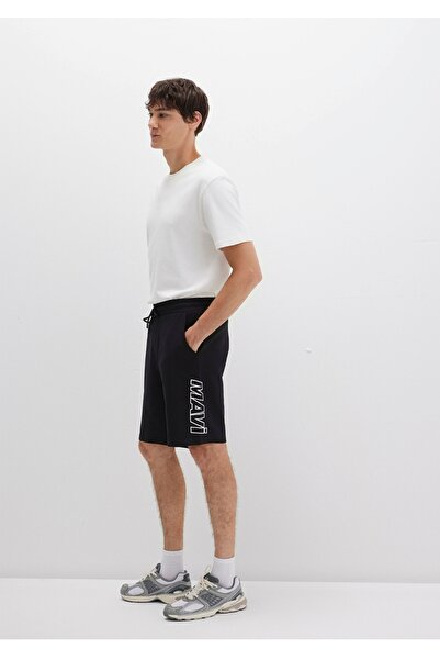 Mavi Printed Regular Waist, Slim Straight, Straight Leg Shorts.