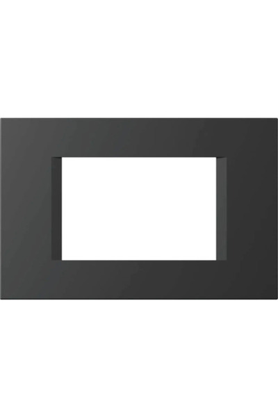OEM Ramă aparataje TEM Line 3 module, negru mat