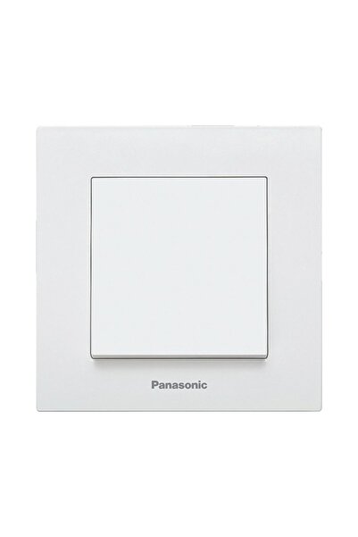 OEM Panasonic Karre Plus single switch, white, incl. frame