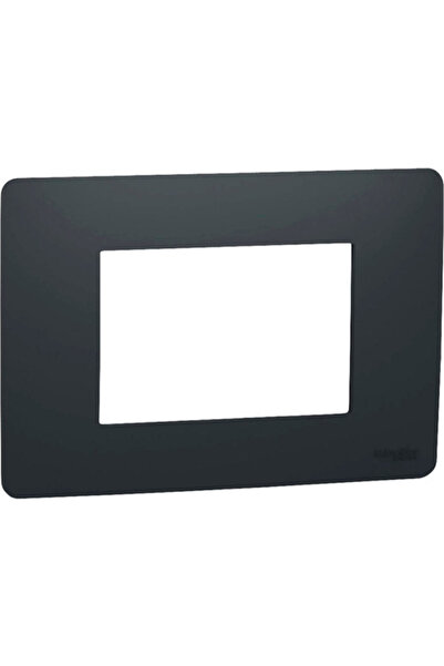 OEM Ramă aparataje Schneider Unica Studio 3 module, antracit
