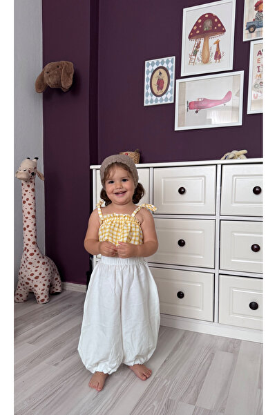 Tinybels Select Sarı Ekose Büstiyer