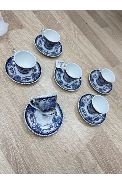 Generic Brand ESTERHOMEDECOR porcelain coffee cup set for 6 people