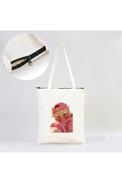 Boom town Zippered Cloth Bag Kittens