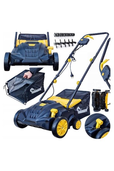 Ondragon Aerator și scarificator 2 în 1, 2800 W, OD5004