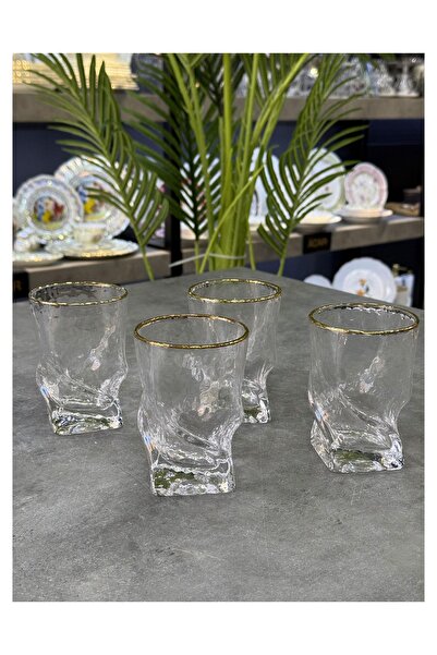 Mikasa Moor Twist Gold 4-Pack Soft Drink Glass 280ml P387.117105