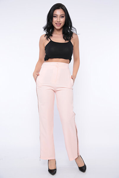FIRST STYLE Women's Pink Turkish Pants