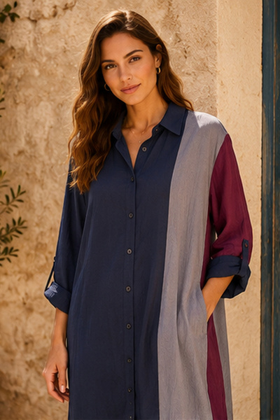 Cortigiani Ladies Long Shirt 16-5821 AW25, L