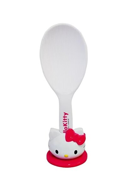 SANRIO Hello Kitty Shamoji (Rice Paddle) with a Stand