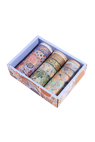 Choice3 JDX-446 Retro Foil Stamping and Washi Tape Set – Decorative masking t...