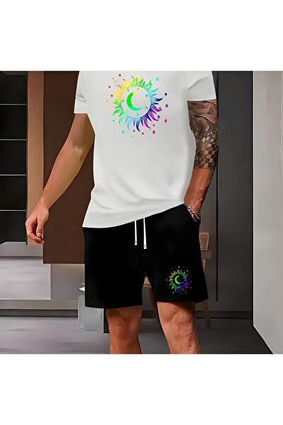 bellanova Unisex Oversize Σετ με Σορτς και Κοντομάνικο T-shirt, Άνετη Εφαρμογ...