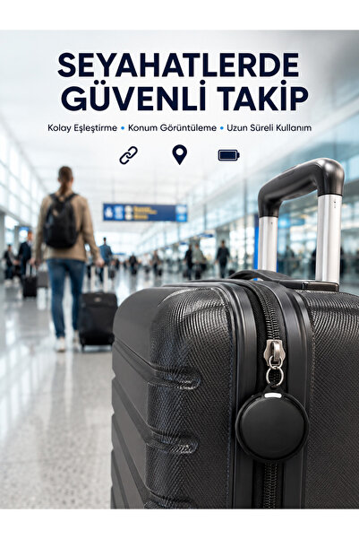 Akıllı Bluetooth Takip Cihazı AirTag İOS ve Android Uyumlu -