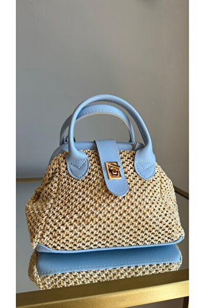 chocolatebag حقيبة يد وكتف نسائية من القش ماركة إيزابيل