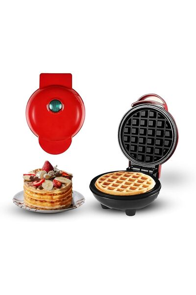 TERRION 4" Mini Waffle Maker - Made With Premium Quality Plastic & Non-Stick ...