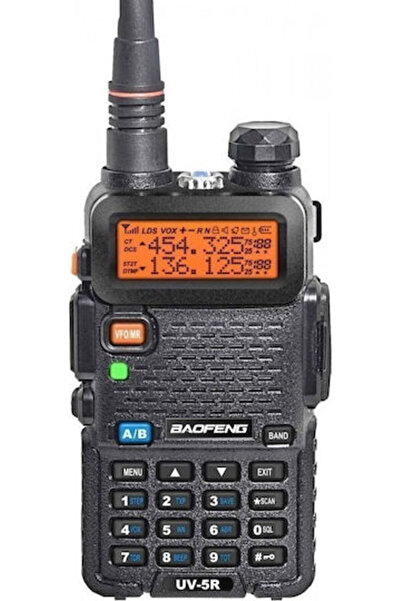 BAOFENG UV-5R Ασύρματος Πομποδέκτης UHF/VHF 5W με Μονόχρωμη Οθόνη