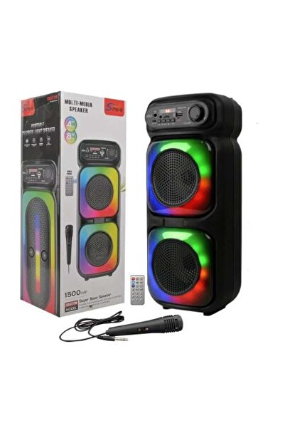 SING Portable speaker with interactive lighting and microphone (ZQS 4273)