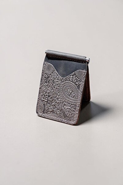 MAT Deri Shawl Patterned Card Holder & Wallet with Money Clip Vintage Gift Wa...