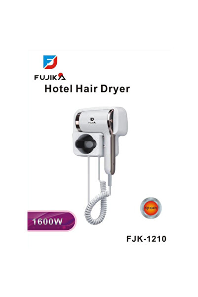 Fujika Hotel Hair Dryer 1600W Wall-Mounted for Bathroom FJK-1210