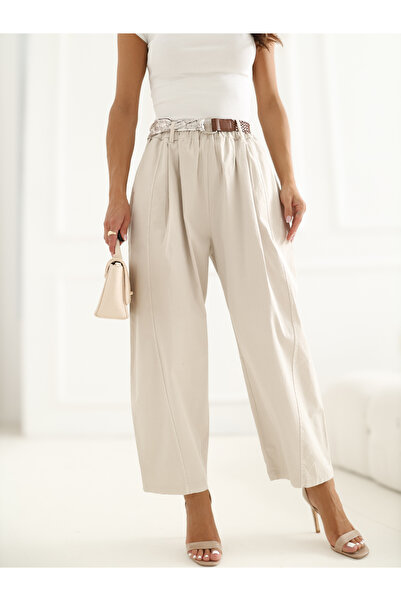 Factory Price Pantaloni Dama Bej