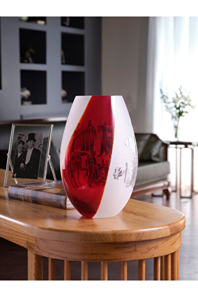 Paşabahçe Önder Vase, Stylish Decorative Vase