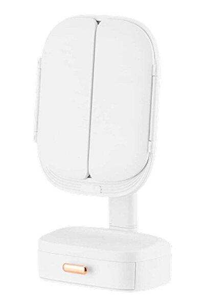 ELTRAZONE Tri-Fold Makeup Mirror with Lights – Adjustable Touch Screen Vanity...