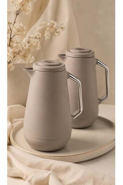 HOMEVEO Trams Home View 1L Set - Stylish Design for Coffee & Tea, Superior Th...
