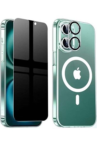 ELTRAZONE Clear Magnetic Privacy Case for iPhone 16 with Built-in Privacy Scr...