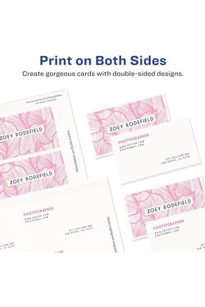 Yıldızan Msa Shop Clean Edge Printable Business Cards, Emin Besleme Technolog...